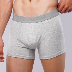 Boxer Trunk - Black, White & Heather Grey