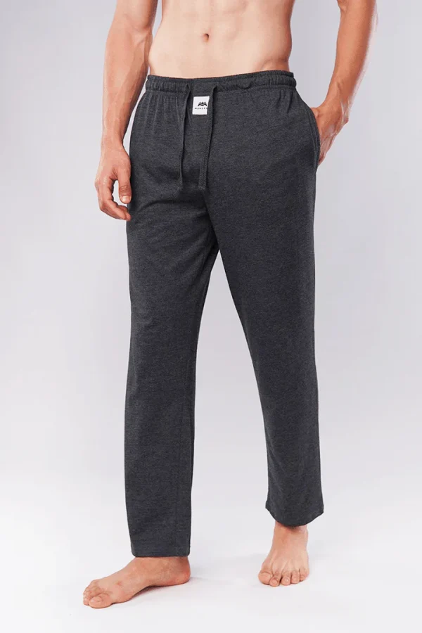 Jersey Pajamas - Charcoal Grey - Image 2